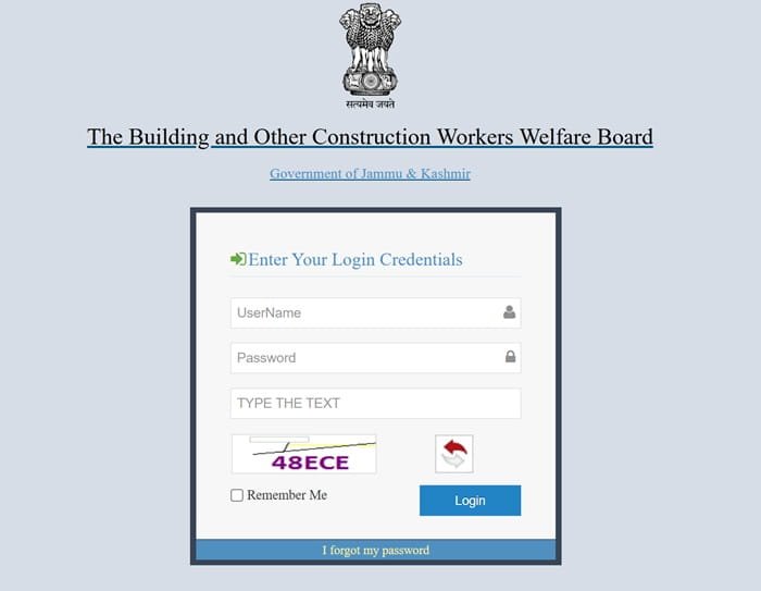 Login to JKBOCW