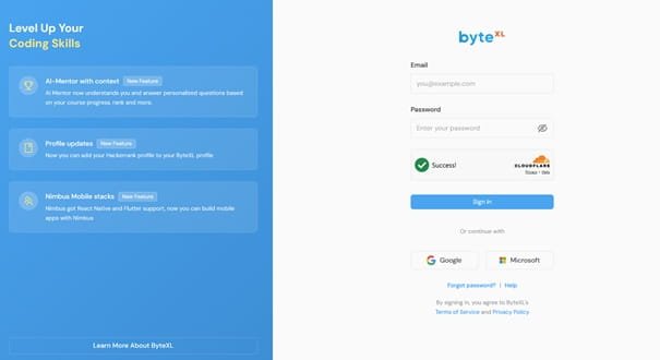 byteXL Login